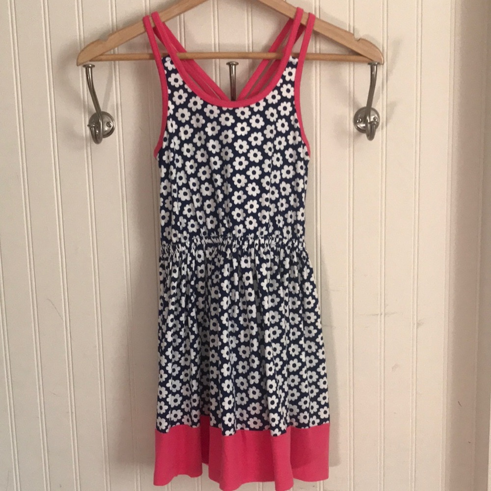 NWT Gymboree Navy & Pink Sundress, sz 8